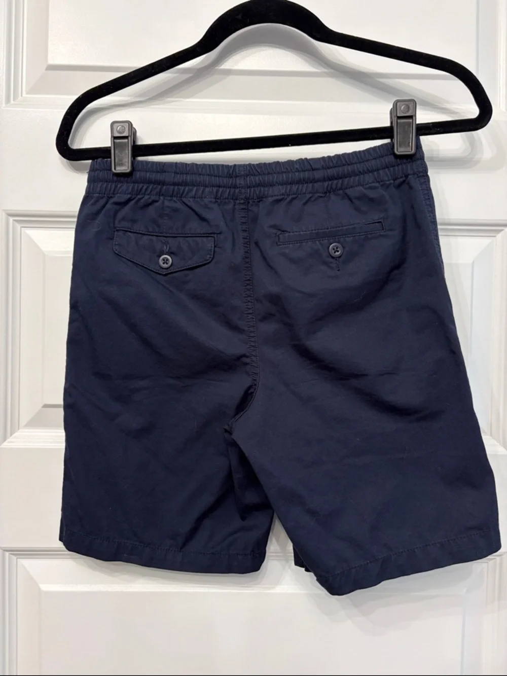 Ralph Lauren Boys Large Navy Shorts with Red Pony Embroidery